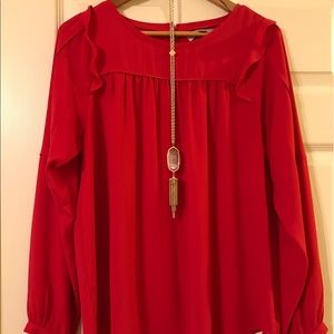 like NEW ☀️RED LOFT blouse!